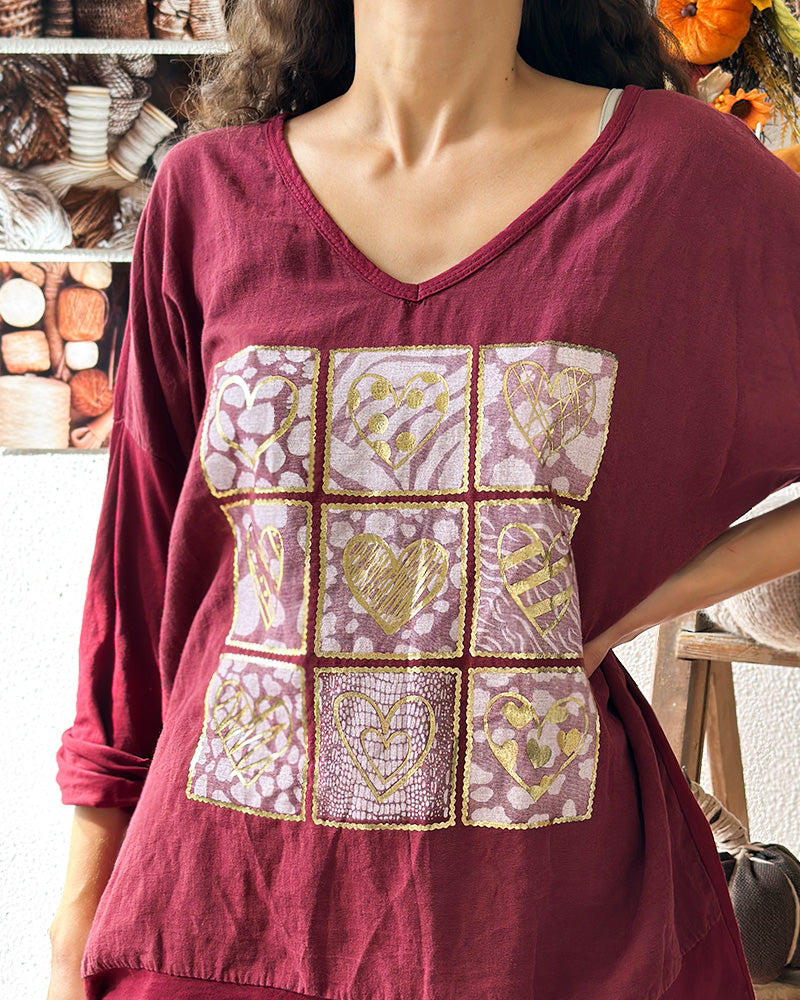 CAMISOLA HEARTS