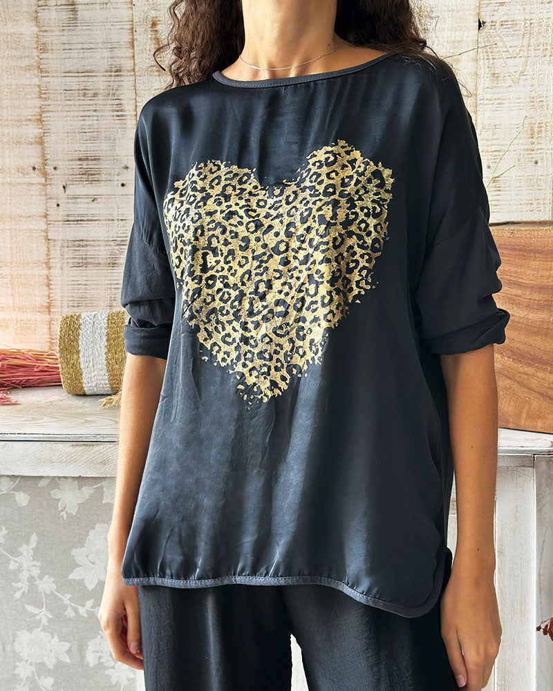 CAMISOLA GOLD HEART