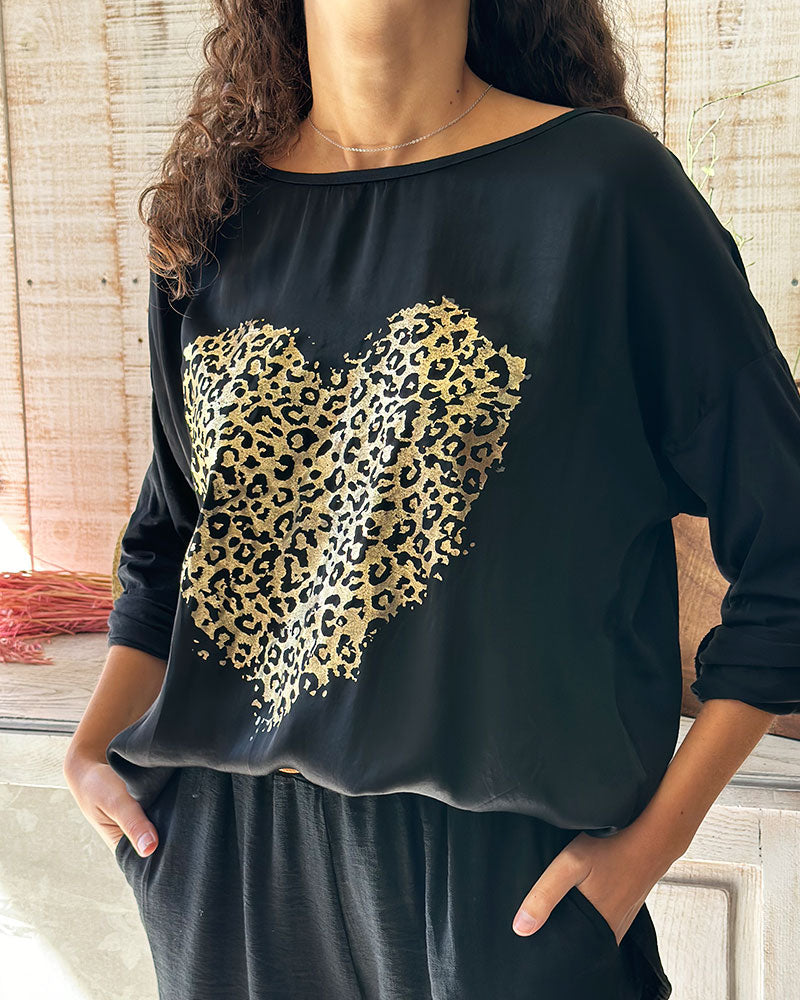 CAMISOLA GOLD HEART