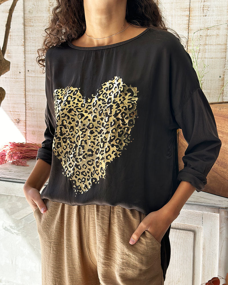 CAMISOLA GOLD HEART